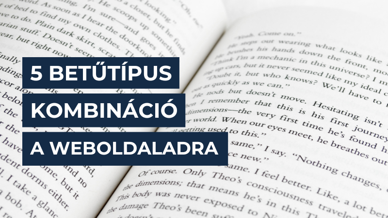 5 betűtípus kombináció a weboldaladra